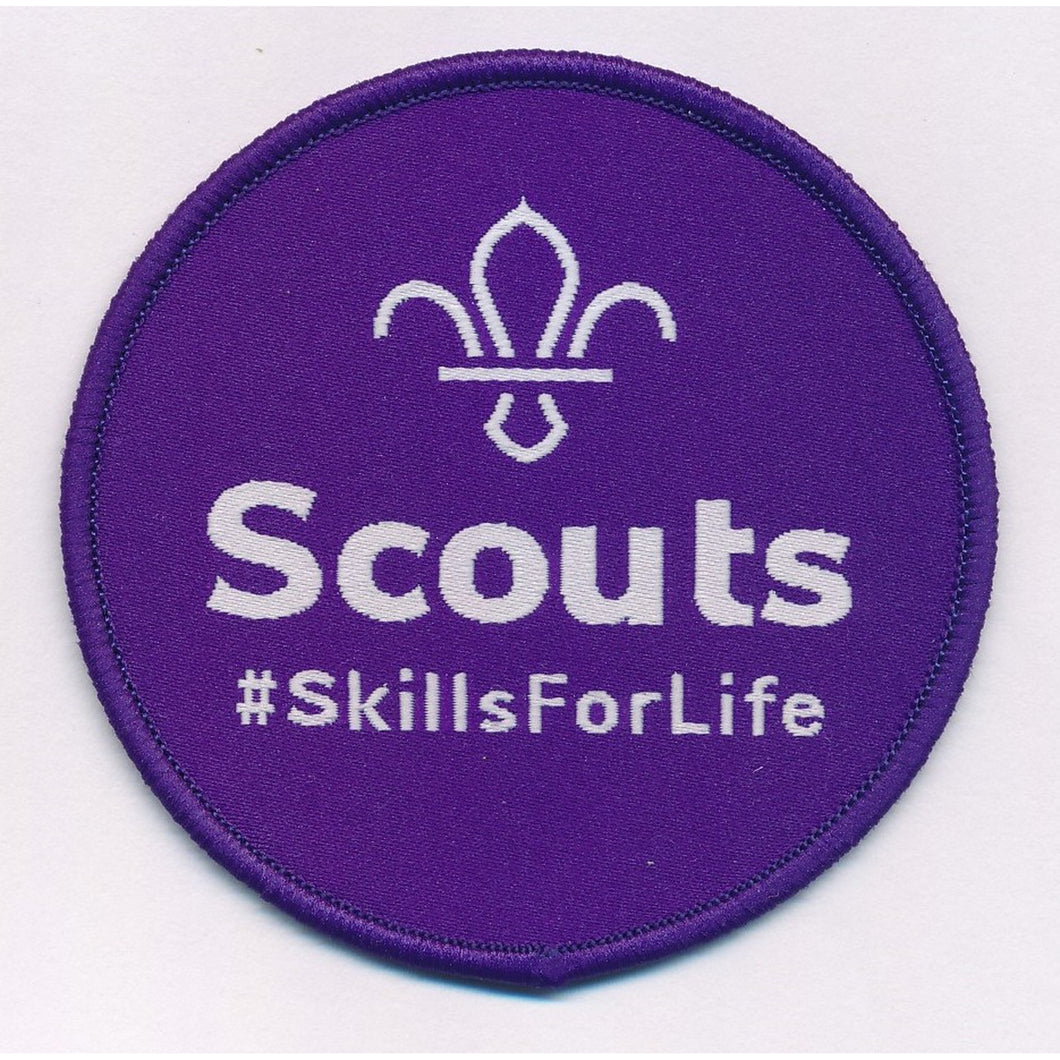 Fleur de Lis Scouts Skills For Life Blanket Badge