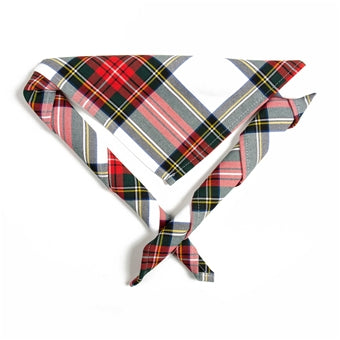 Adult necker, tartan