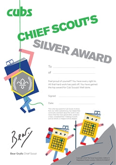 Chief Scout Award Certificates (pack of 10)