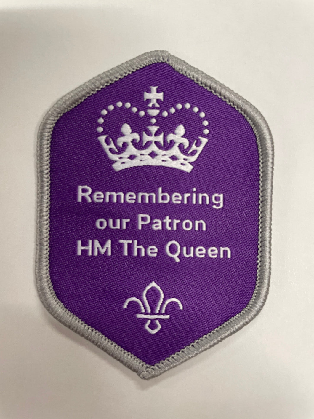Official Scouts Memorial Badge for HM The Queen