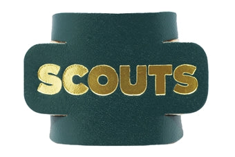 Scout section leather woggle